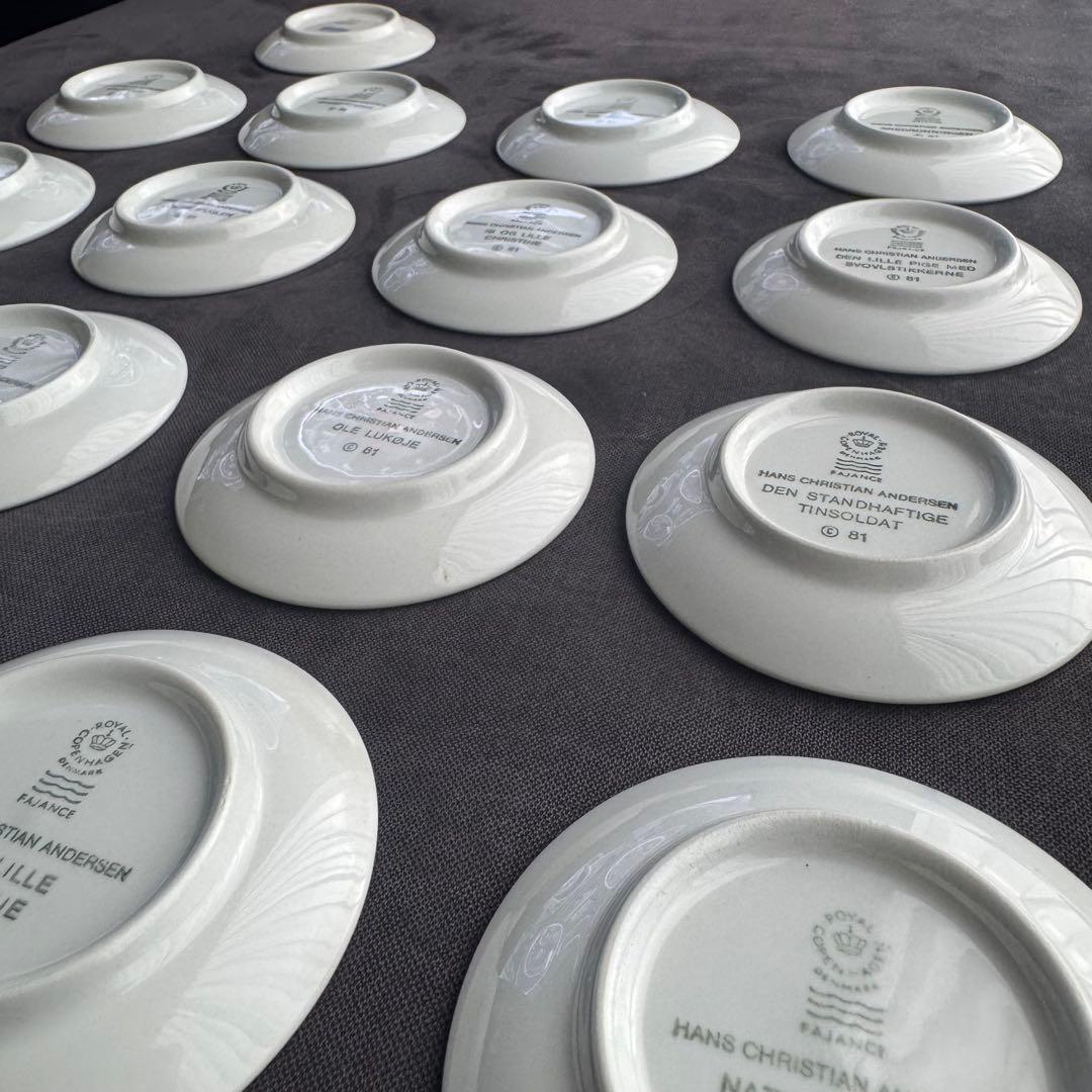   アンデルセン8cmミニチュアプレート25枚