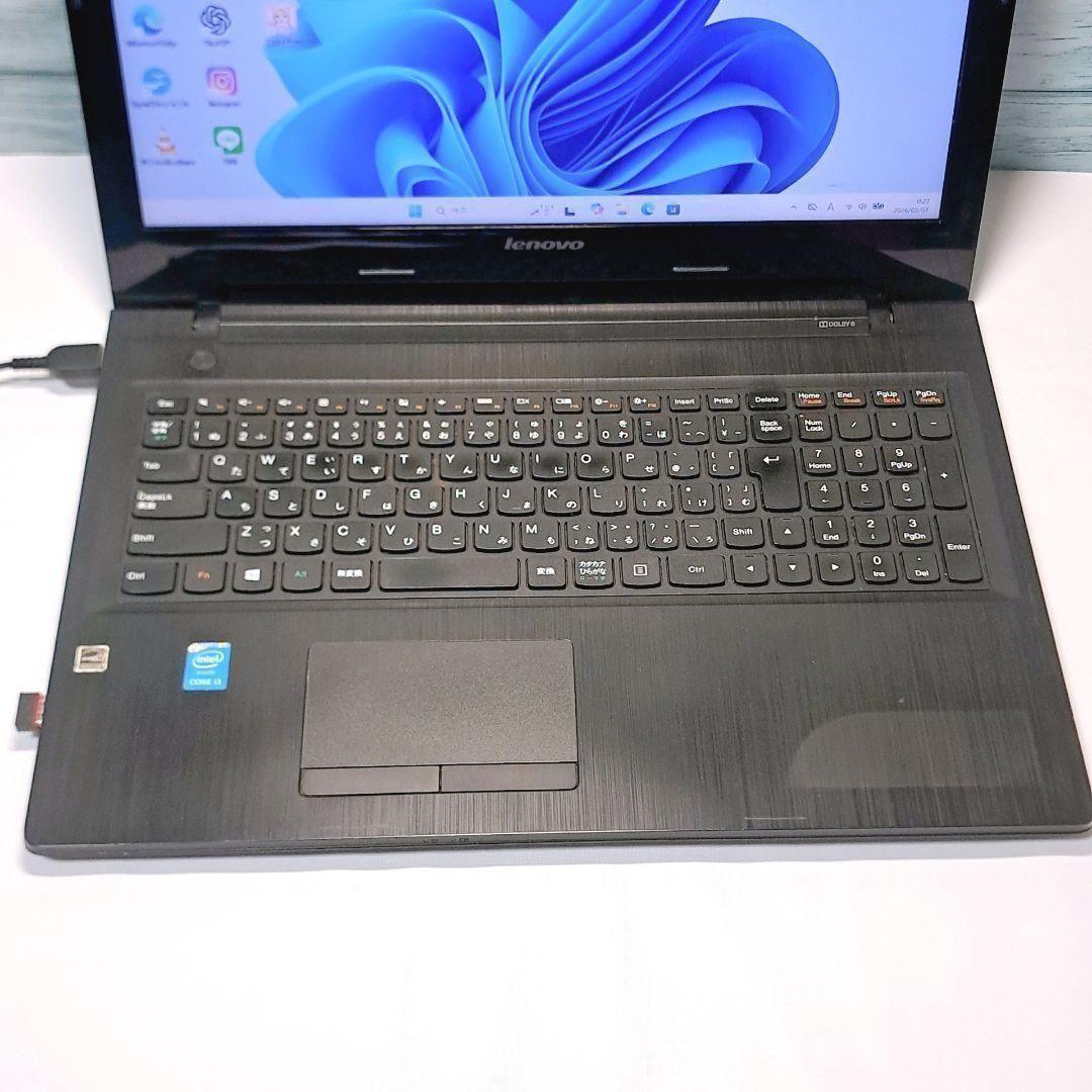 J98【訳あり】レノボ i3/8GB Windows11 ノートパソコン
