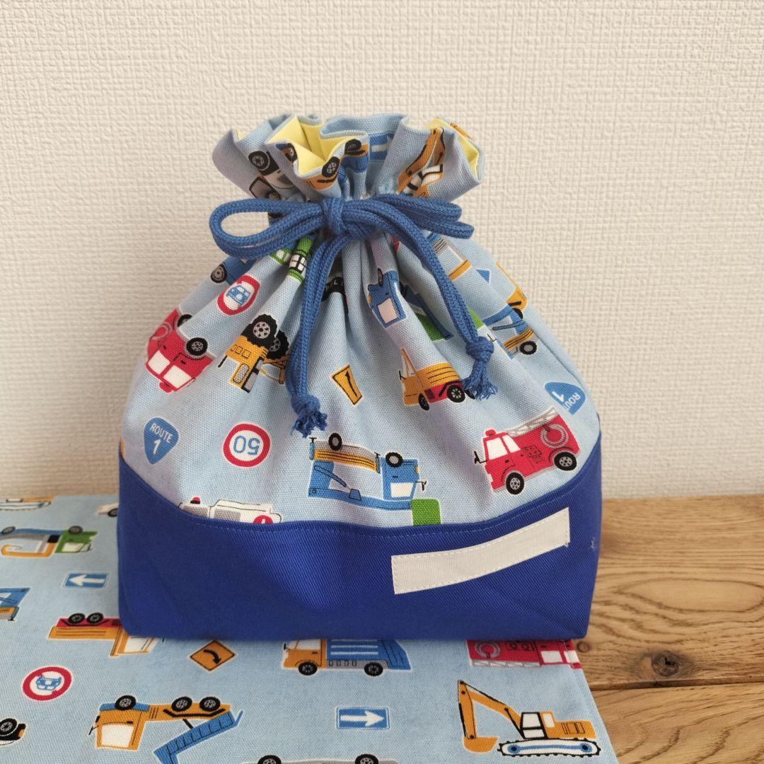 ♬58ちゃむさま　ハンドメイドオーダー専用☆はたらく車たち　ライトブルー