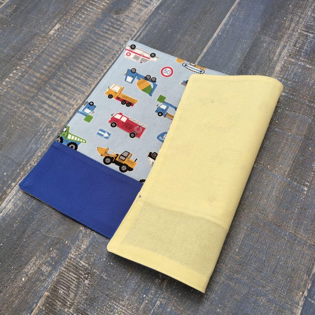 ♬58ちゃむさま　ハンドメイドオーダー専用☆はたらく車たち　ライトブルー