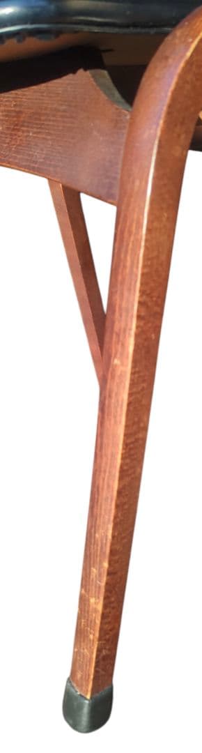 秋田木工　スタッキングスツール　ブラック　剣持勇　曲木