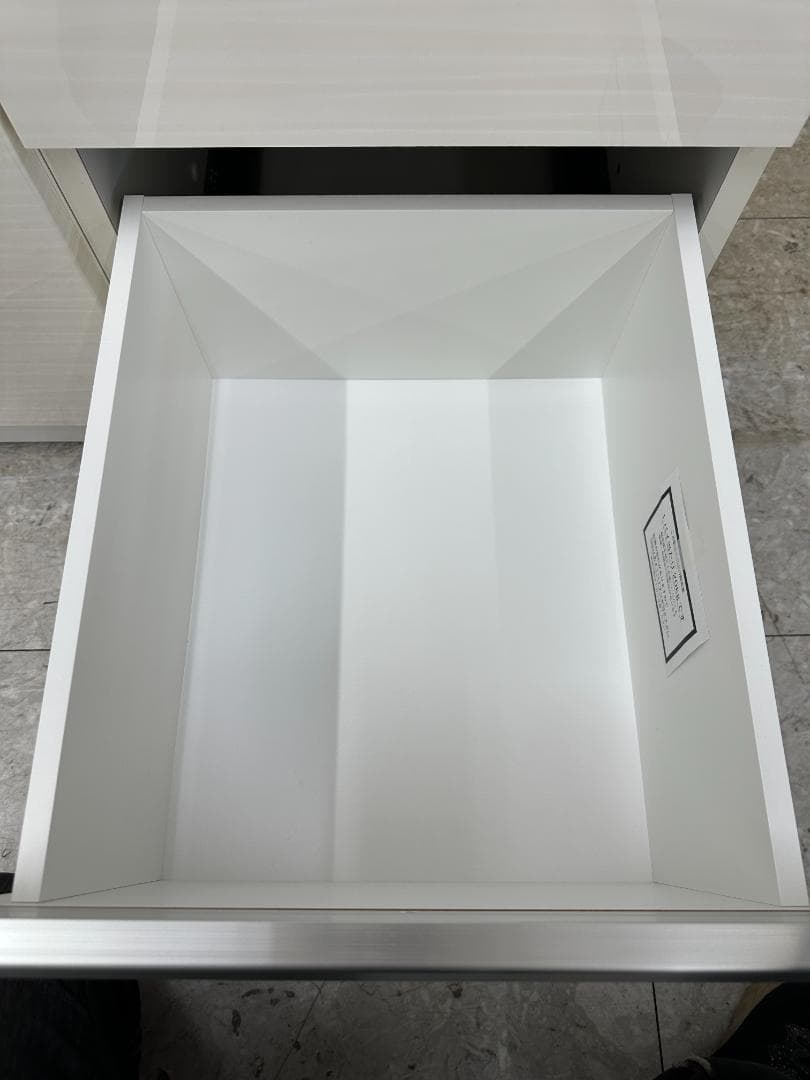 KEYUCA　食器棚　カリノ　フローラⅢ　ホワイト