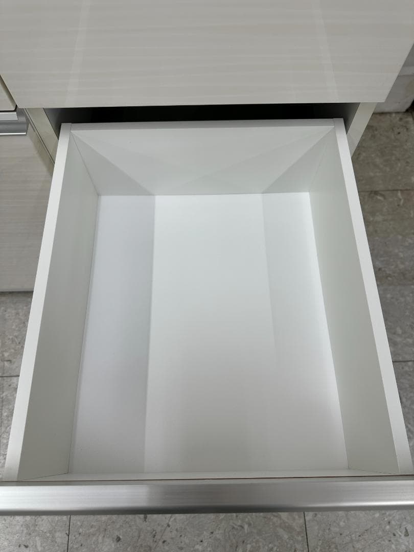 KEYUCA　食器棚　カリノ　フローラⅢ　ホワイト