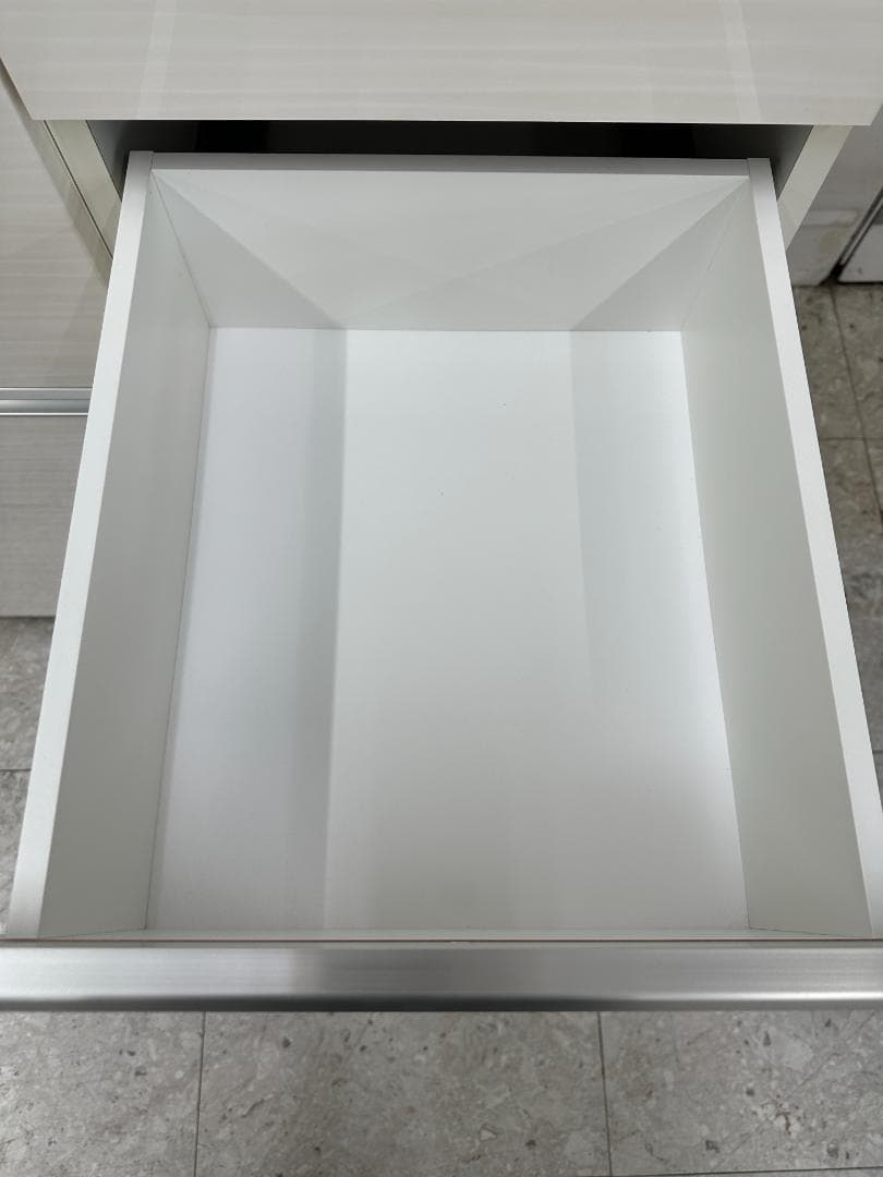 KEYUCA　食器棚　カリノ　フローラⅢ　ホワイト