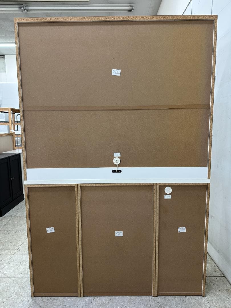 KEYUCA　食器棚　カリノ　フローラⅢ　ホワイト