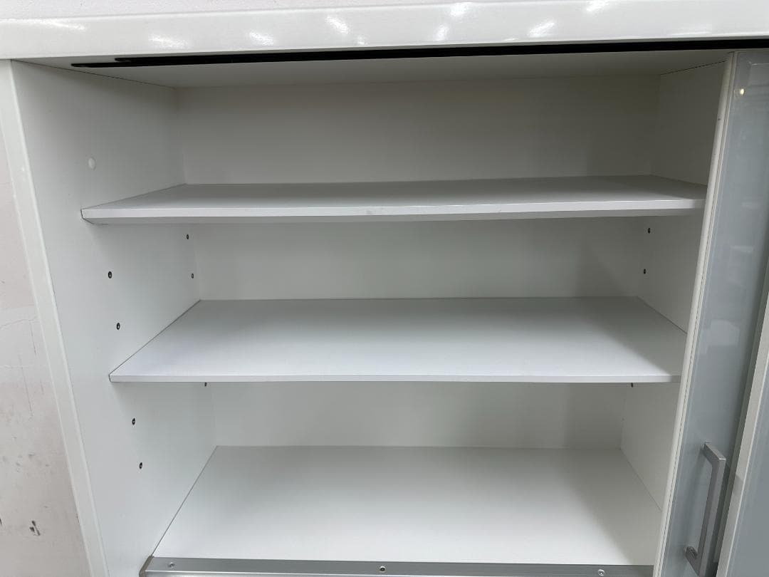 KEYUCA　食器棚　カリノ　フローラⅢ　ホワイト