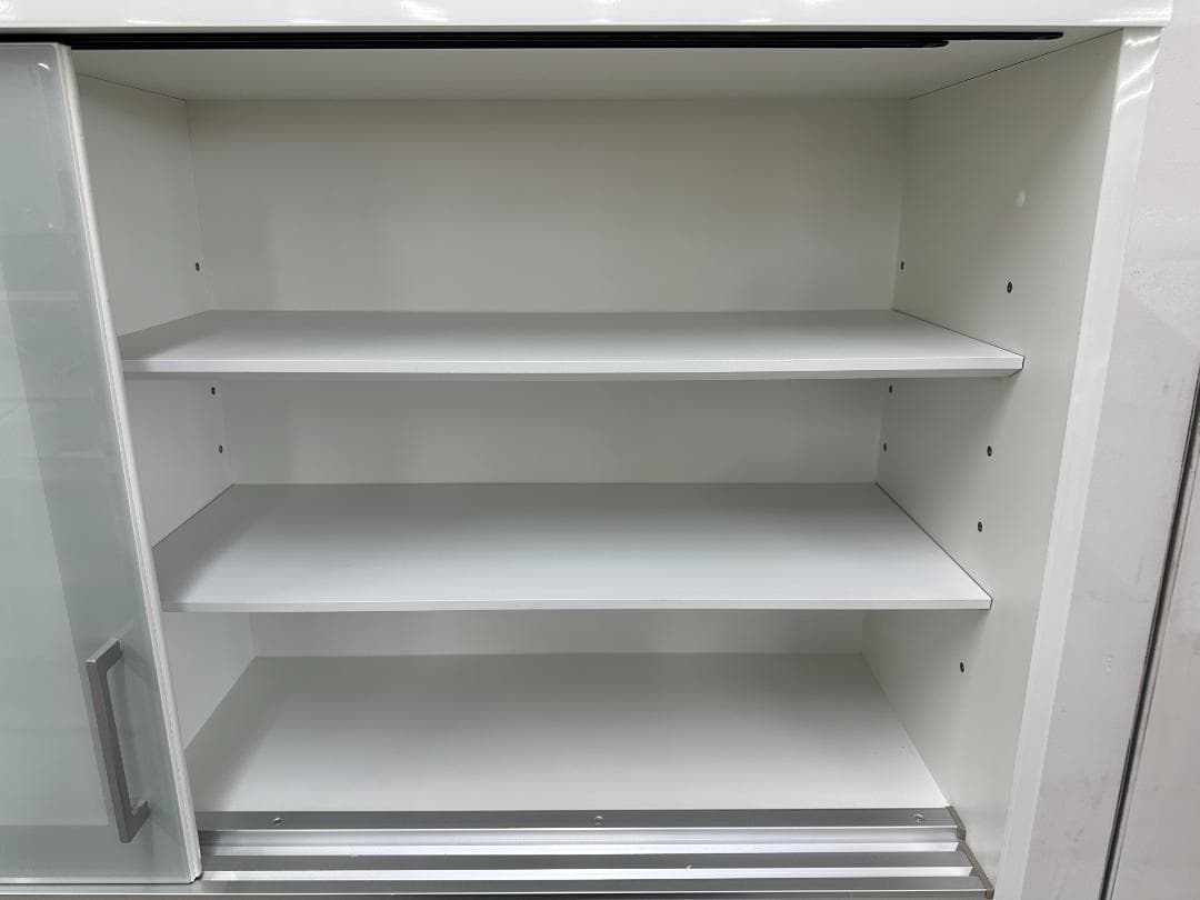 KEYUCA　食器棚　カリノ　フローラⅢ　ホワイト