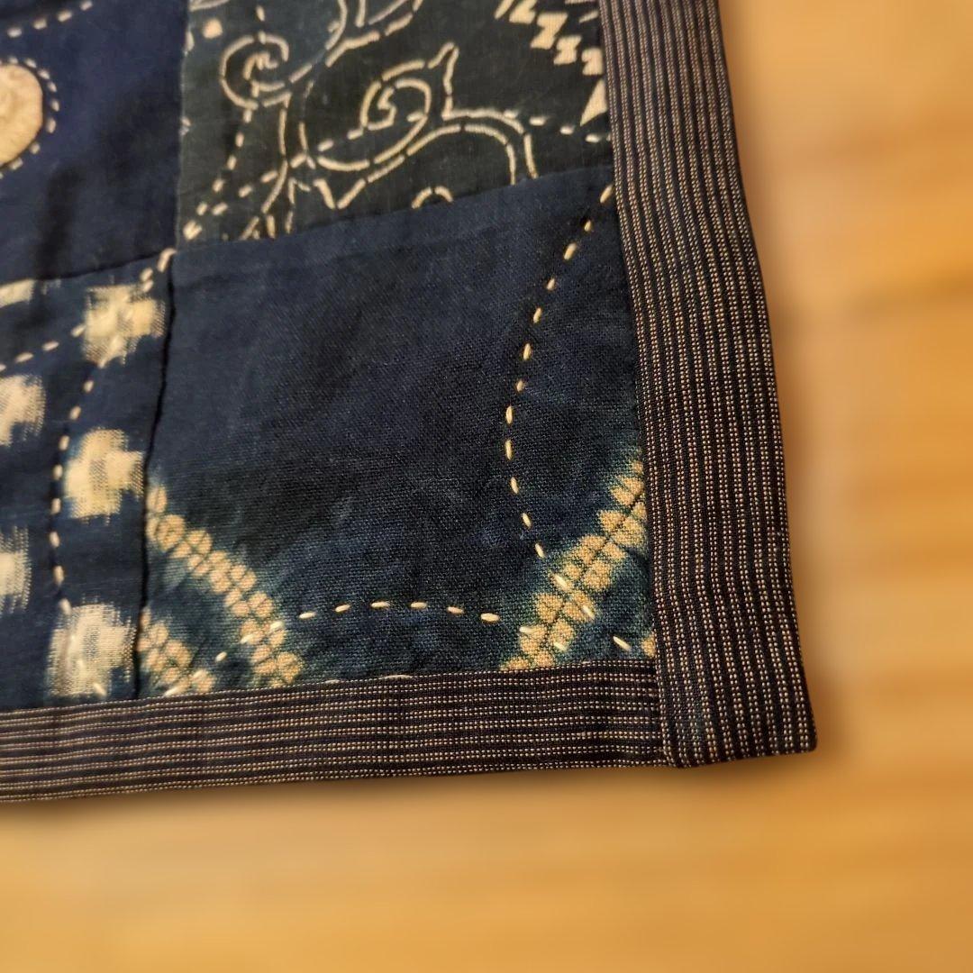 古布　ハンドメイド　キルトマット