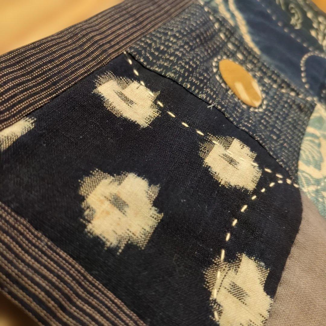 古布　ハンドメイド　キルトマット