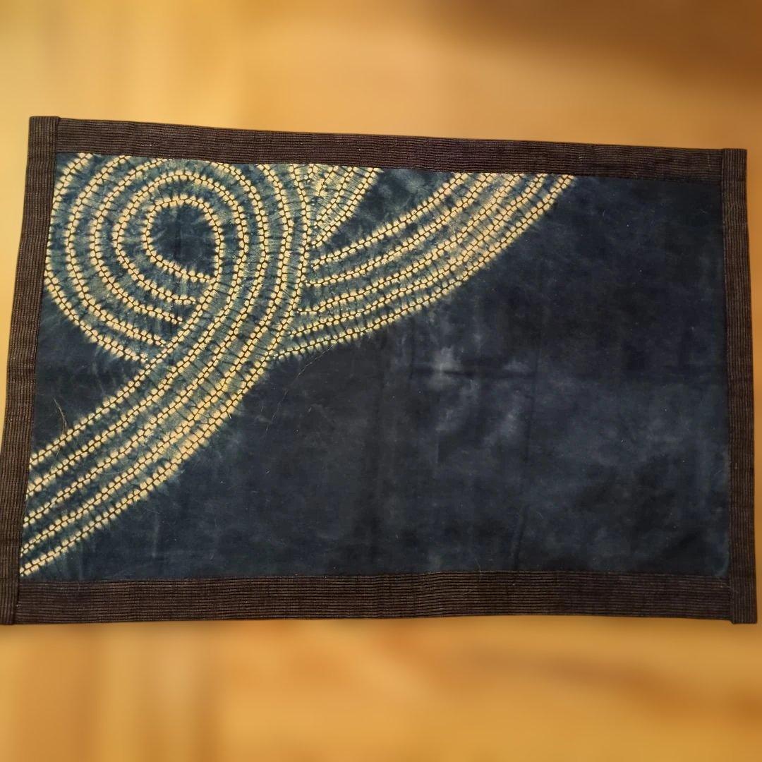 古布　ハンドメイド　キルトマット