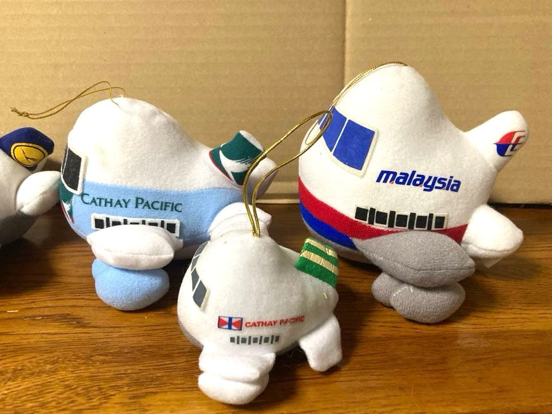 セガ マレーシア航空 ルフトハンザ キャセイパシフィック ぬいぐるみ 当時物