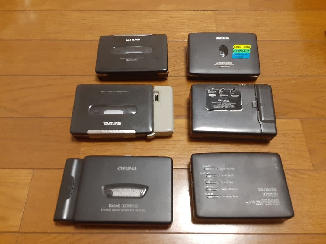 aiwa PX-530外6台 カセットプレーヤー ジャンク