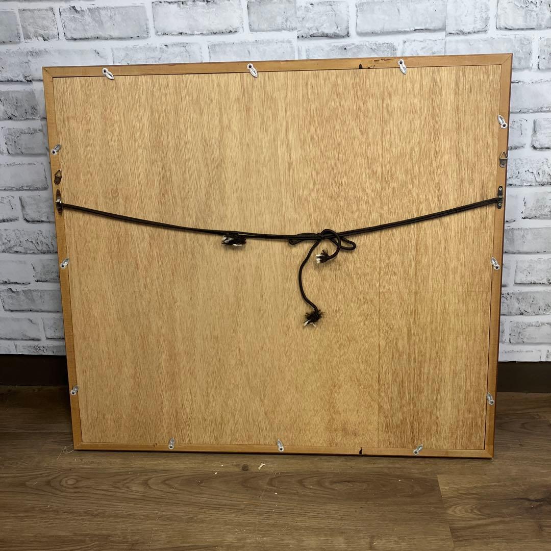 【極美品】天然石 宝石画 ストーンアート 花瓶の花 額装 立体 縁起物 華やか