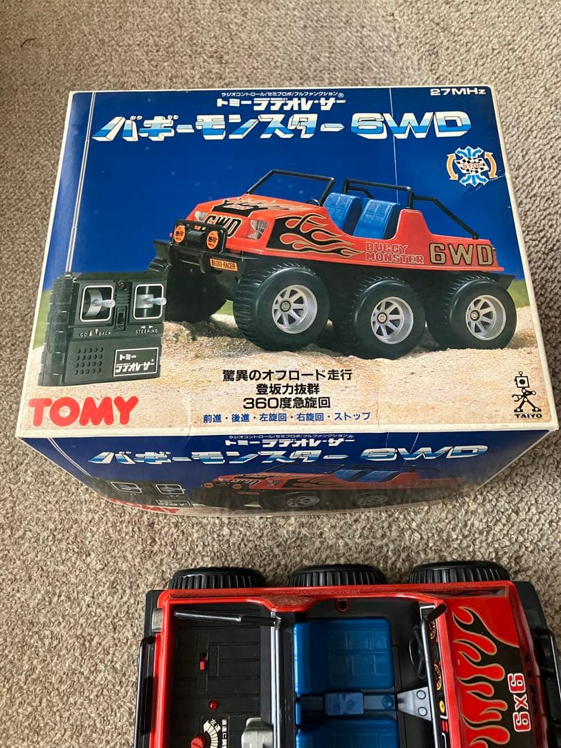 TOMY ラデオレーサー バギーモンスター 6WD ラジコン　昭和レトロ