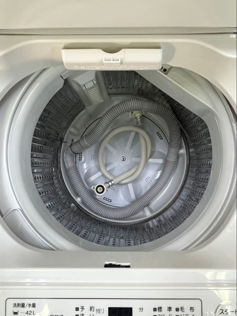 全自動 縦型 洗濯機 ヤマダ 4.5kg 2022年 YWM-T45H1