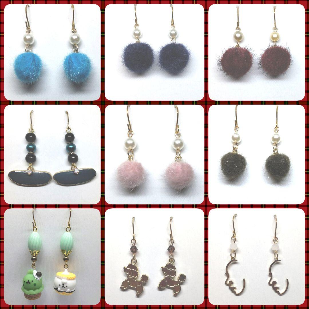 フックピアス 大量 お得 80ペアセット まとめ売り 在庫処分