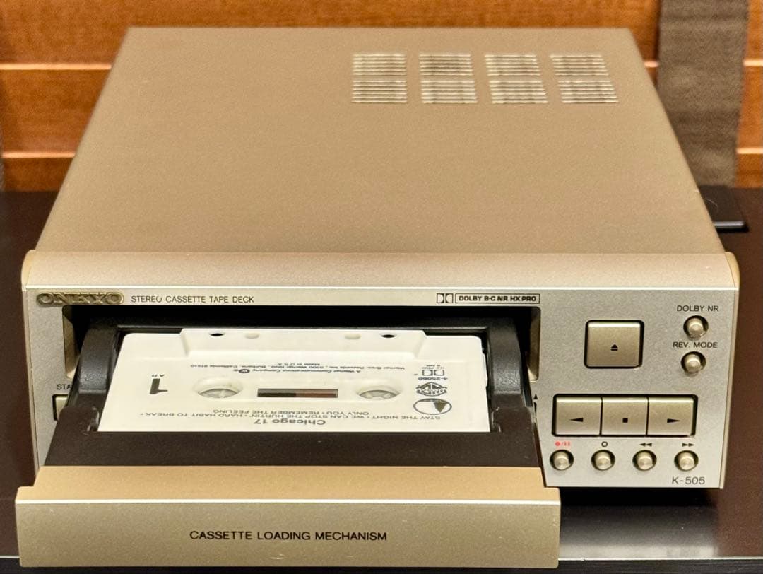 格安美品！整備済動作品 オンキョーOnkyo K-505 カセットデッキ送料込み