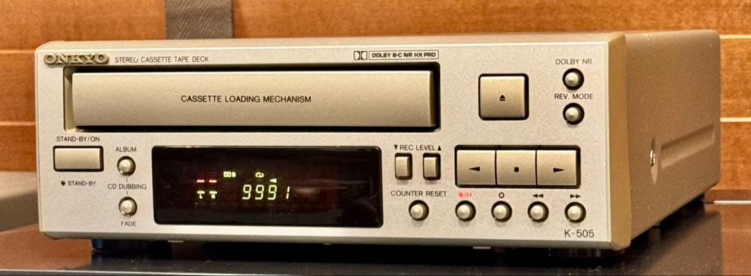 格安美品！整備済動作品 オンキョーOnkyo K-505 カセットデッキ送料込み