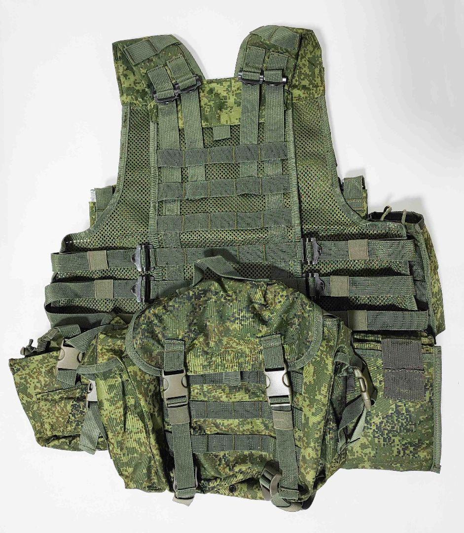 ロシア軍 6sh117 タクティカルベスト バックパック フルセット 新品未使用