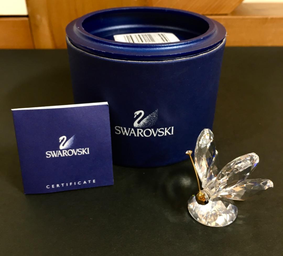 Swarovski スワロフスキー 蝶 クリスタル フィギュリン 置物