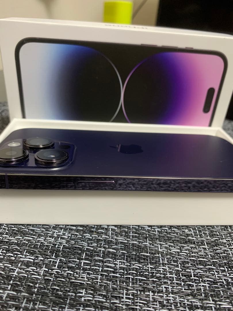 【即購入可】 iPhone 14 Pro ディープパープル　美品　箱付