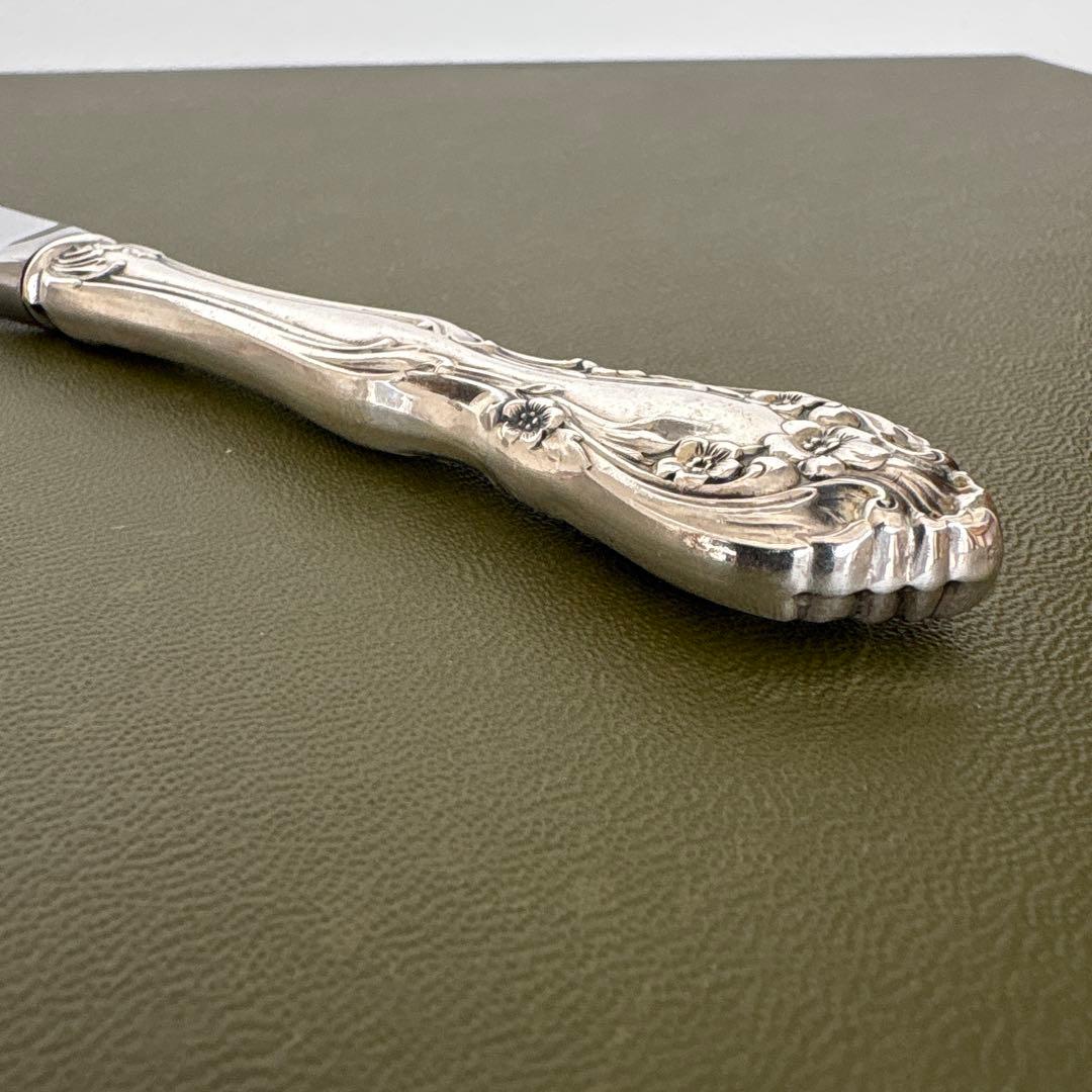 ビンテージ　ALVIN STERLING ナイフ　純銀　Chateau Rose