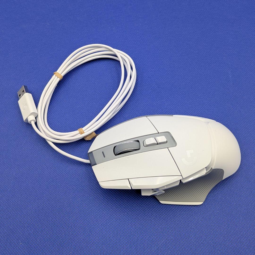 【美品】G502 X ゲーミングマウス 白 有線接続