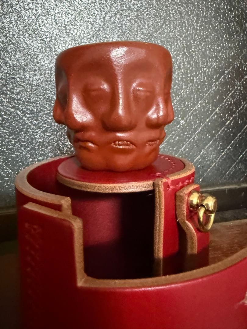 今村能章さん四面の顔デザイン 陶器カップ 専用ケース付き