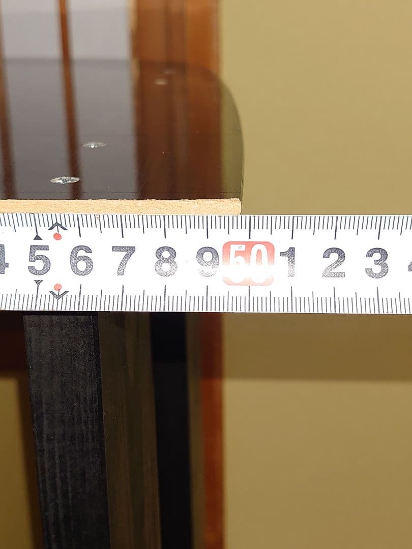 【累積137台目の出品】1台用パチスロ実機の置き台（シンプルスタンド）小さめ黒色