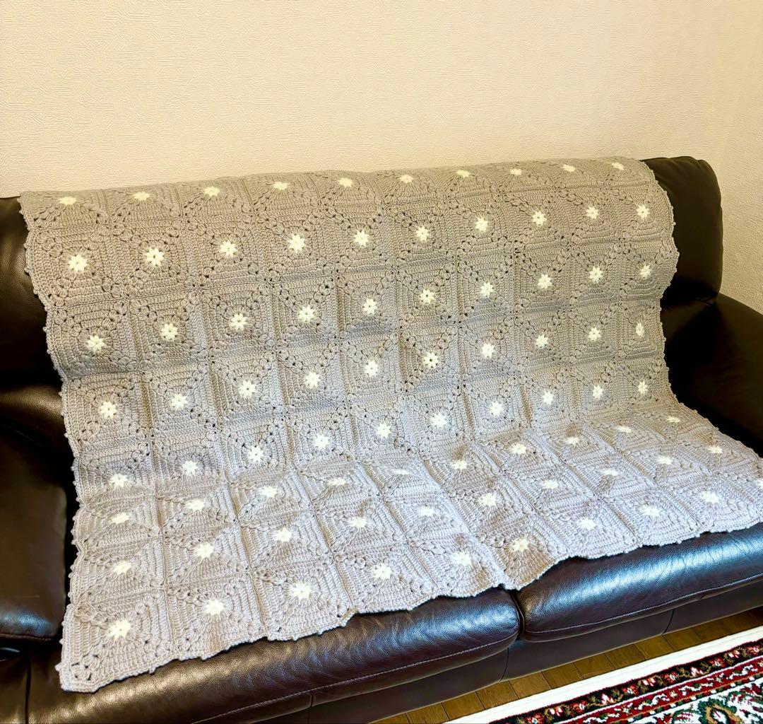 ⭐︎星いっぱいのハンドメイドブランケット⭐︎136×136