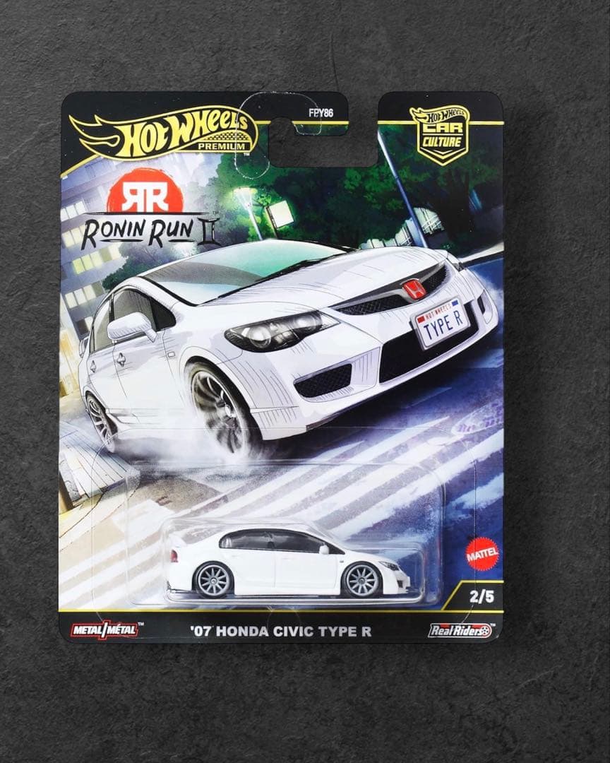 ホットウィール ローニン・ラン ホンダ シビック TYPE R FD2 チェイス