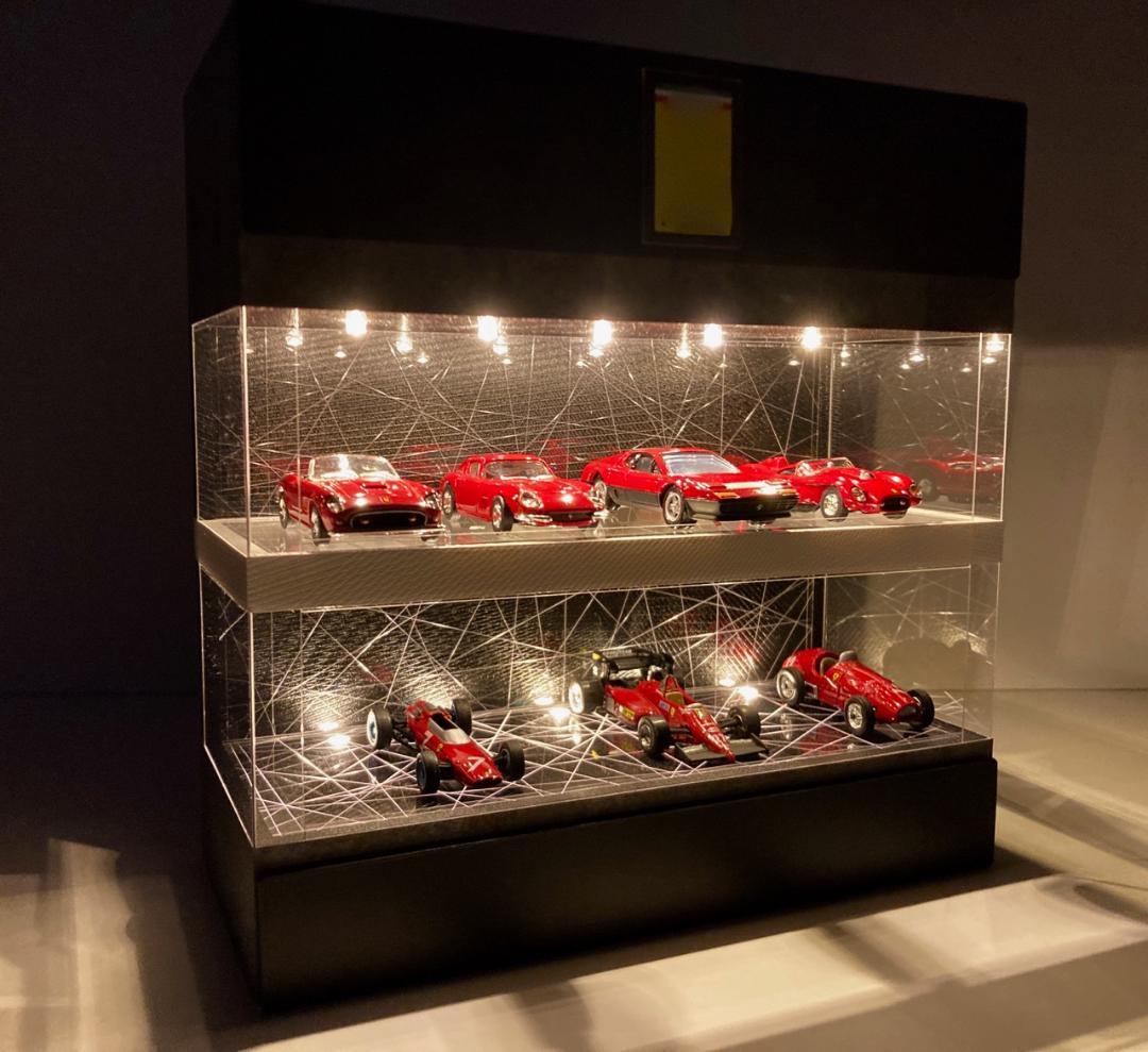 1/64展示10台可能・WH&RBK・2層式ディスプレーBOX / ネオジオラマ