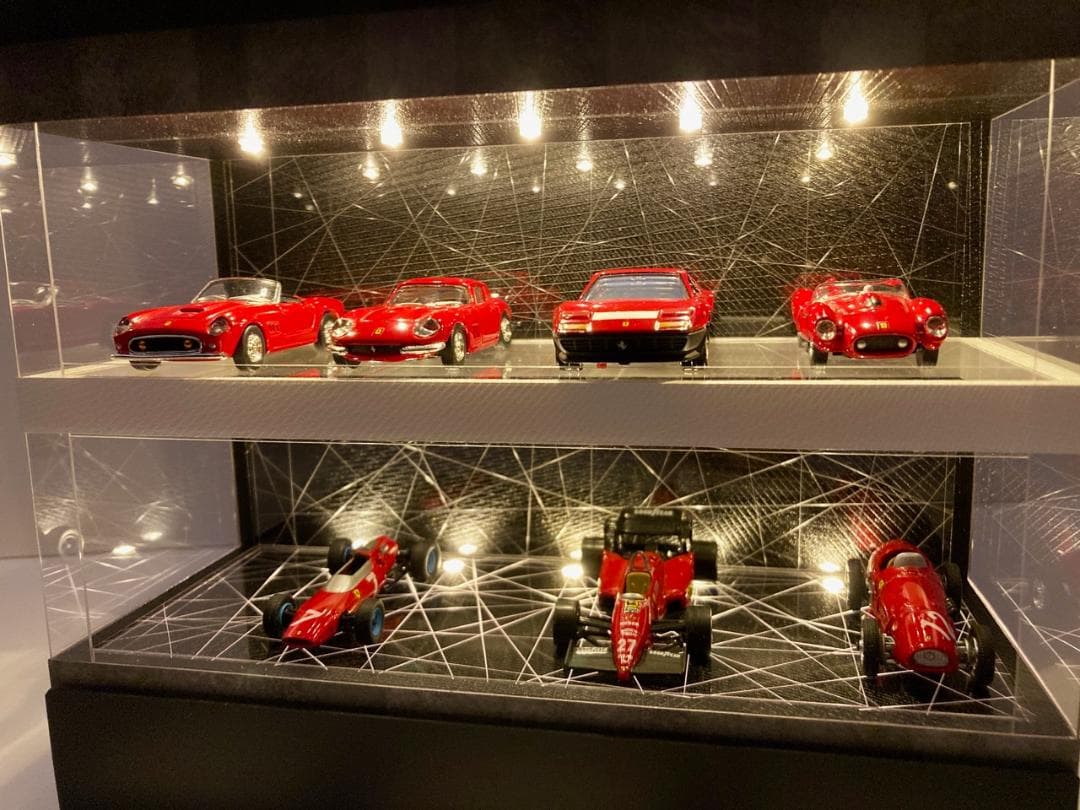 1/64展示10台可能・WH&RBK・2層式ディスプレーBOX / ネオジオラマ