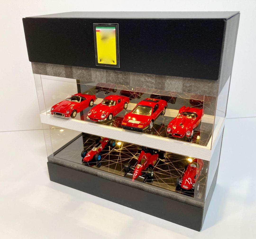 1/64展示10台可能・WH&RBK・2層式ディスプレーBOX / ネオジオラマ