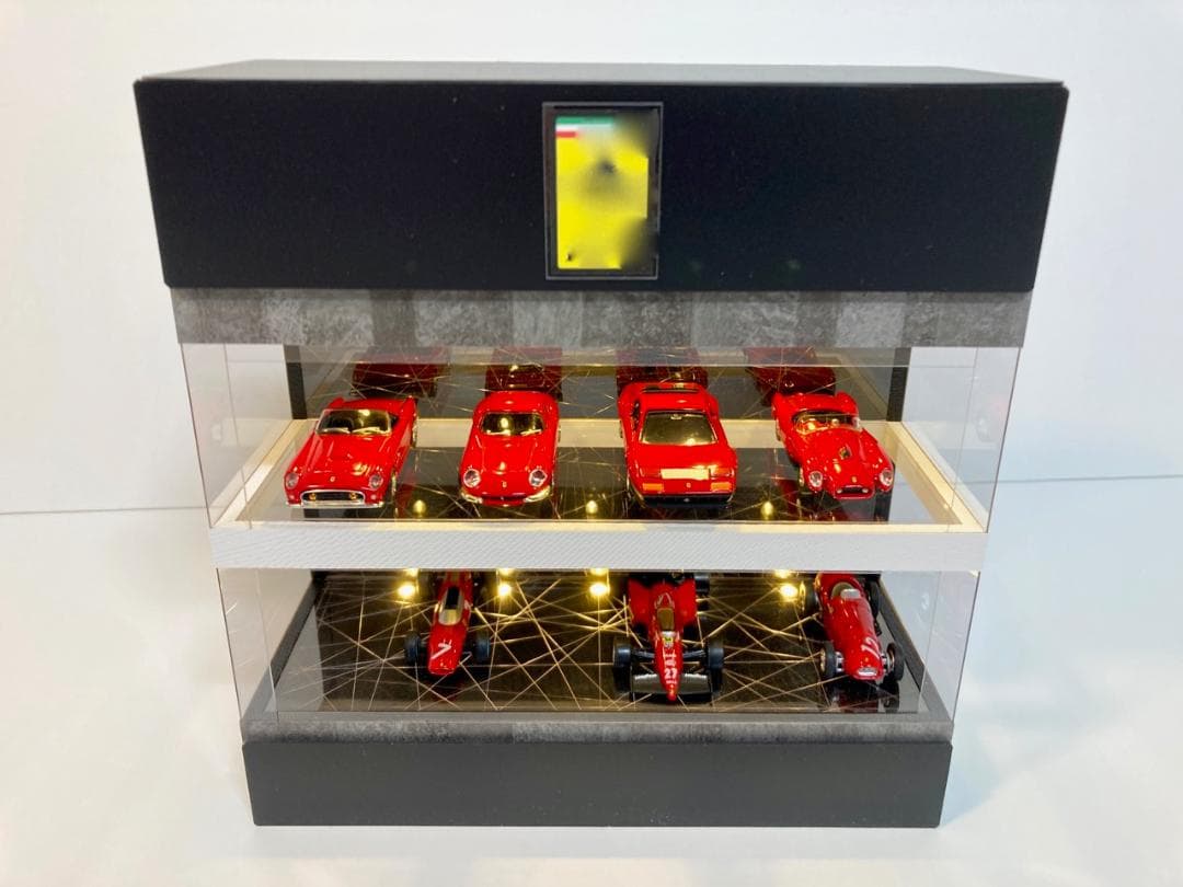 1/64展示10台可能・WH&RBK・2層式ディスプレーBOX / ネオジオラマ