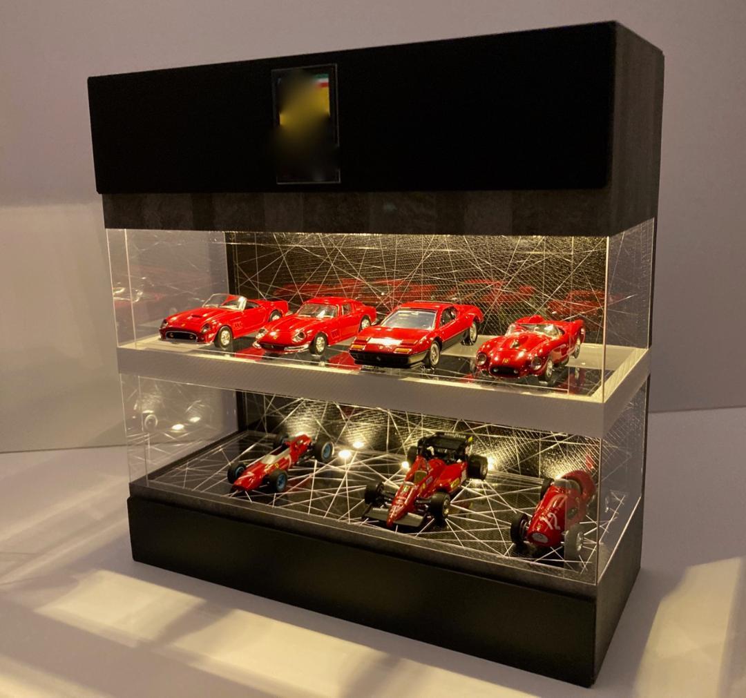 1/64展示10台可能・WH&RBK・2層式ディスプレーBOX / ネオジオラマ
