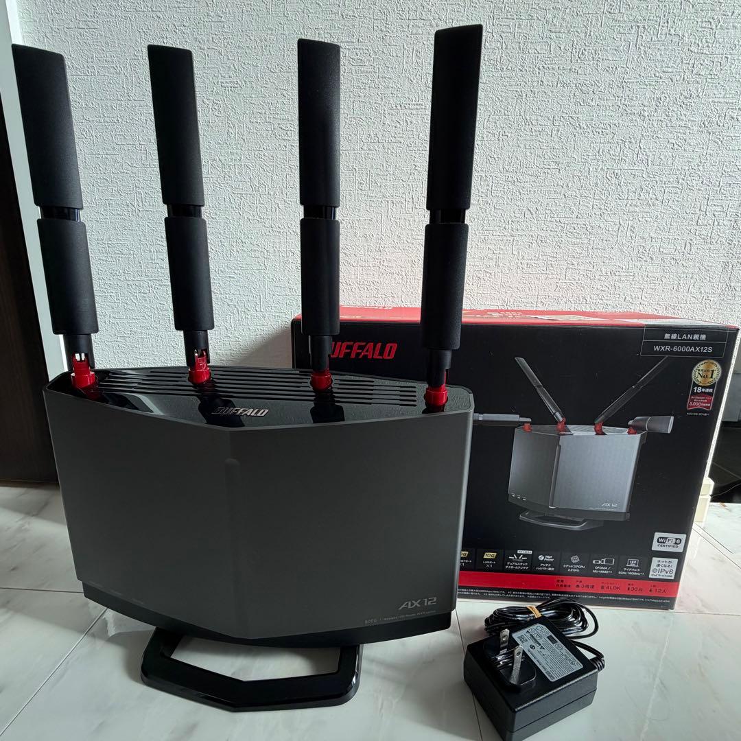 Wi-Fi6 buffalo AX12 AX6 メッシュWi-Fi ルーター