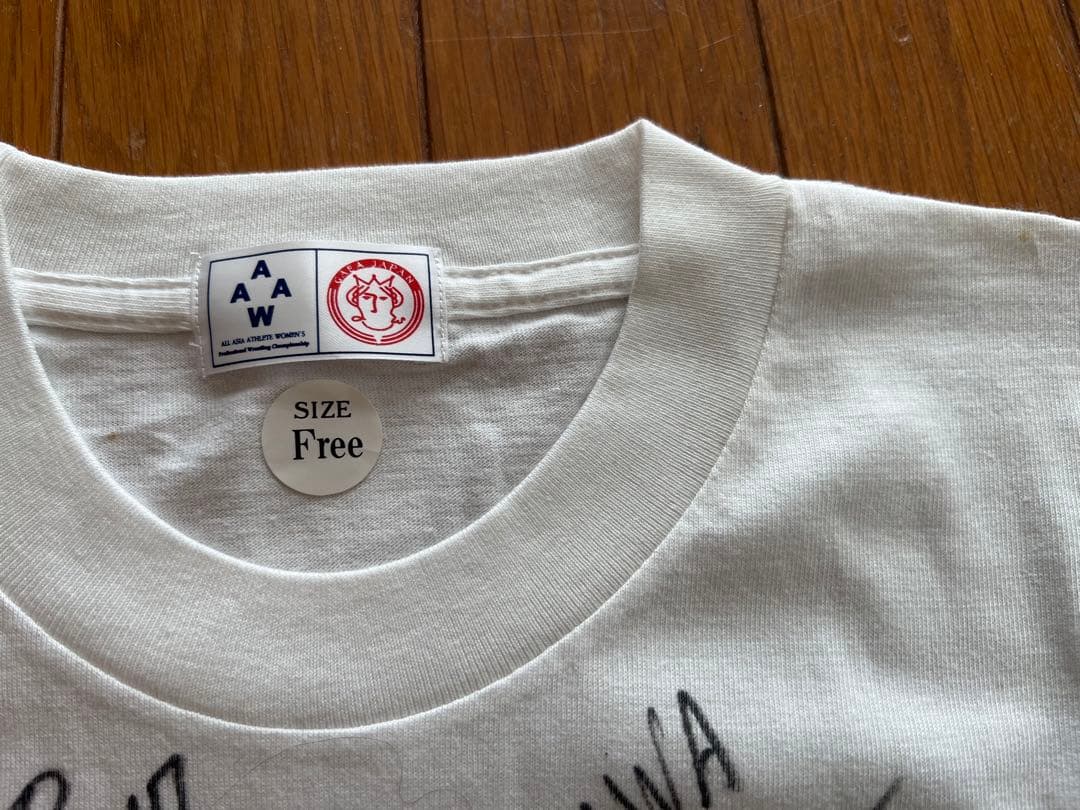 クラッシュ2000 GAEA沖縄ツアー 直筆サインTシャツ　長与千種