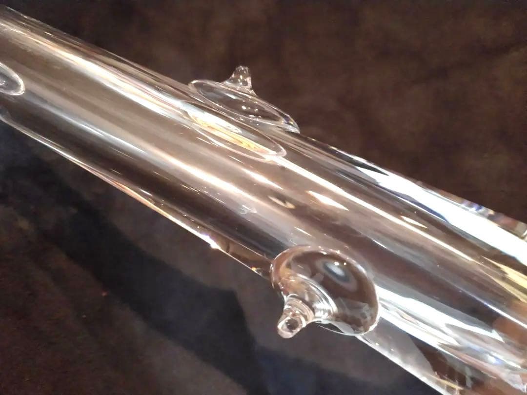 HOYA クリスタル　河上恭一郎　26㎝ 花瓶