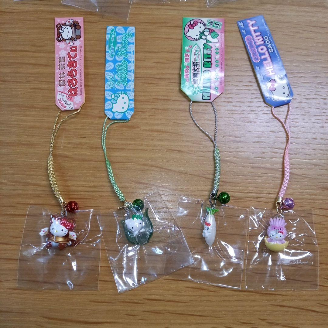 キティちゃん　ストラップ　キーホルダー　根付け　9点