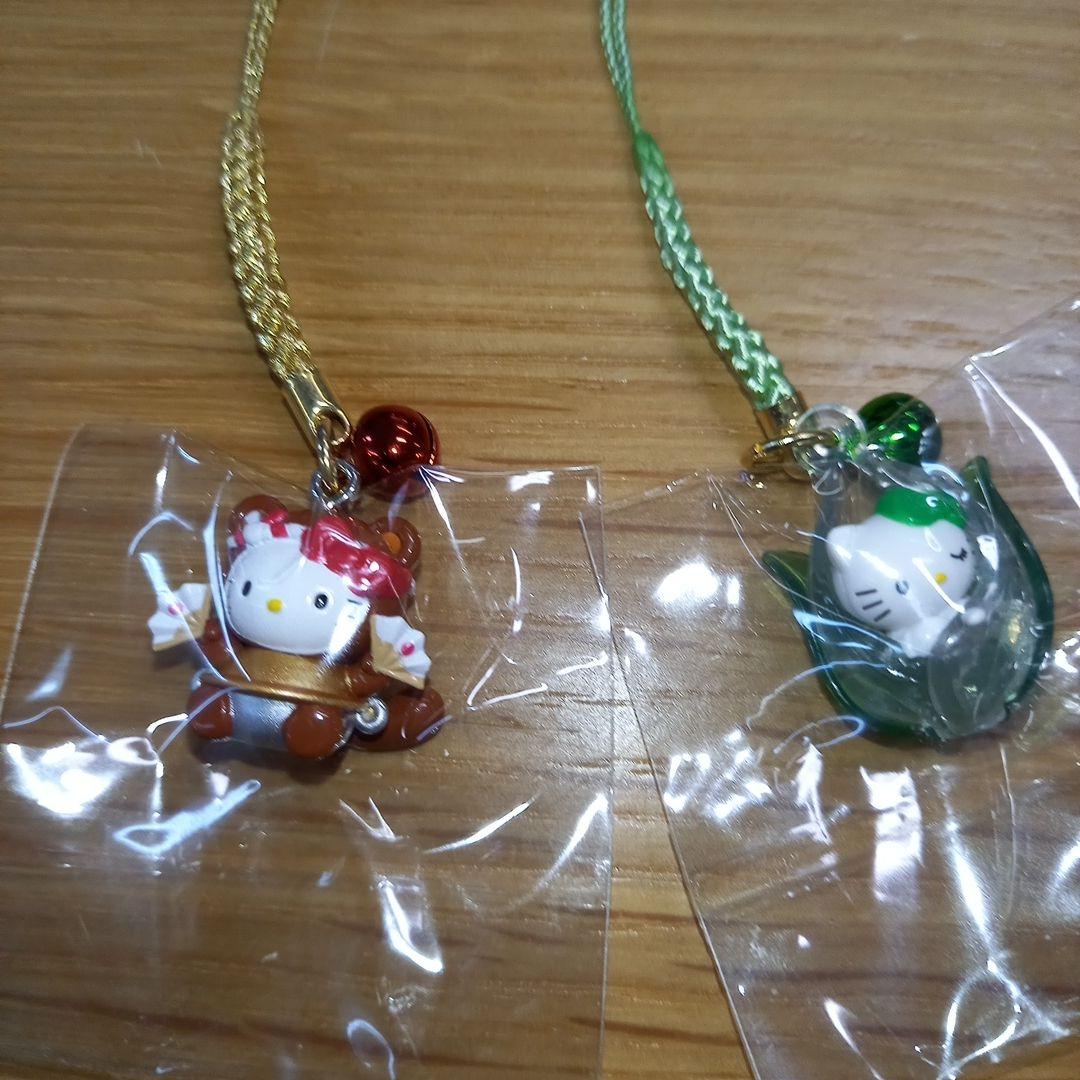 キティちゃん　ストラップ　キーホルダー　根付け　9点