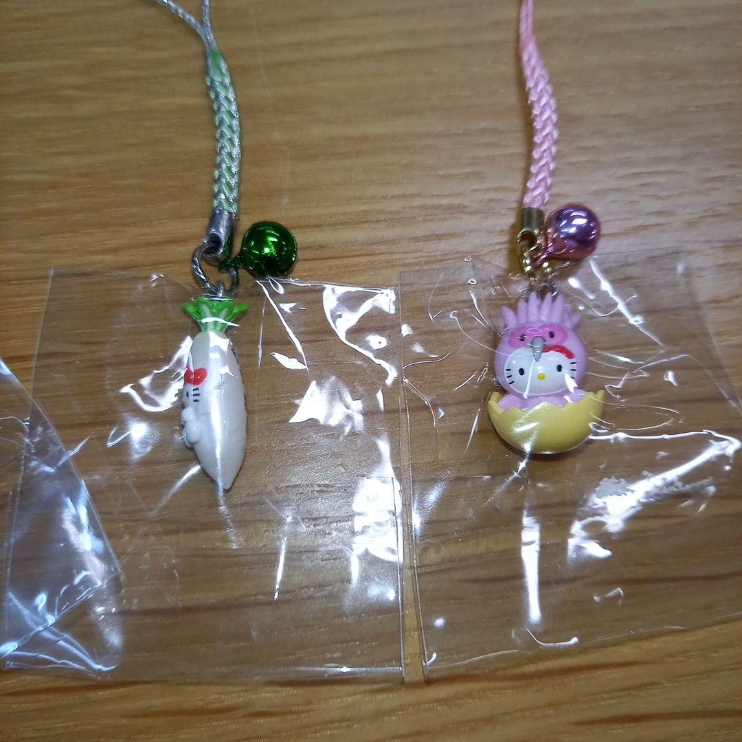 キティちゃん　ストラップ　キーホルダー　根付け　9点