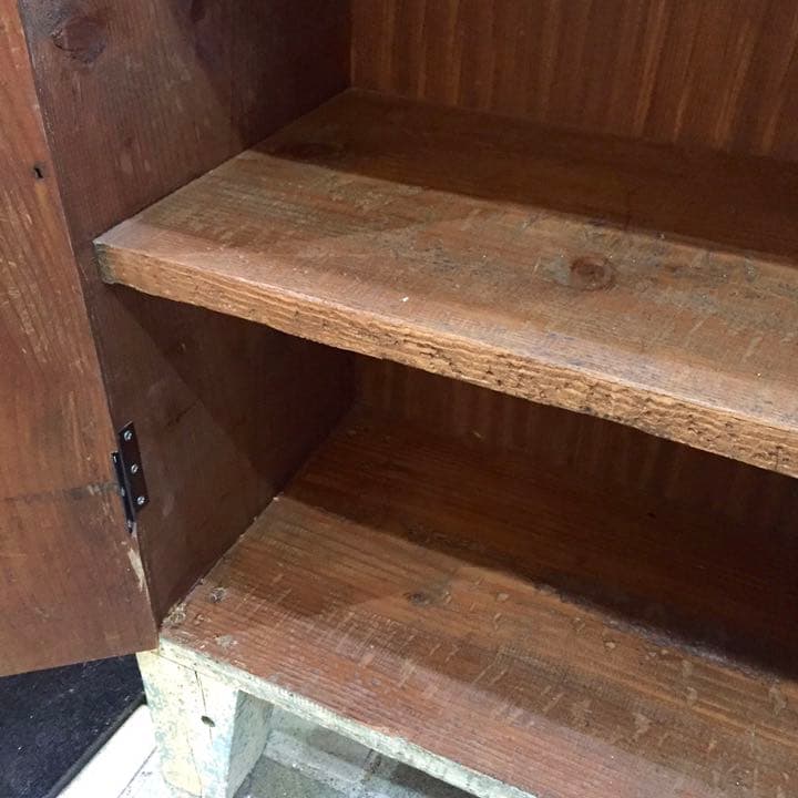 ハンドメイドチェスト　シャビーブルー