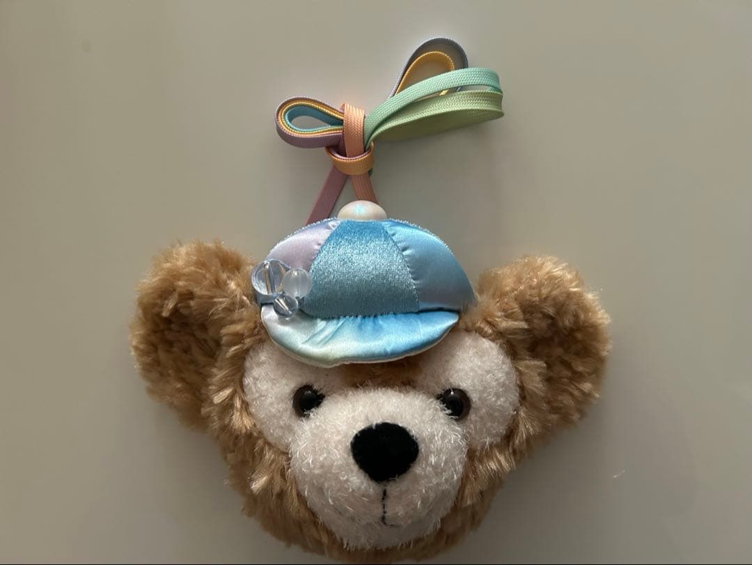 ステッカー付 ディズニー　バケパ　ショルダーバッグ　カラフルハピネス　ダッフィー