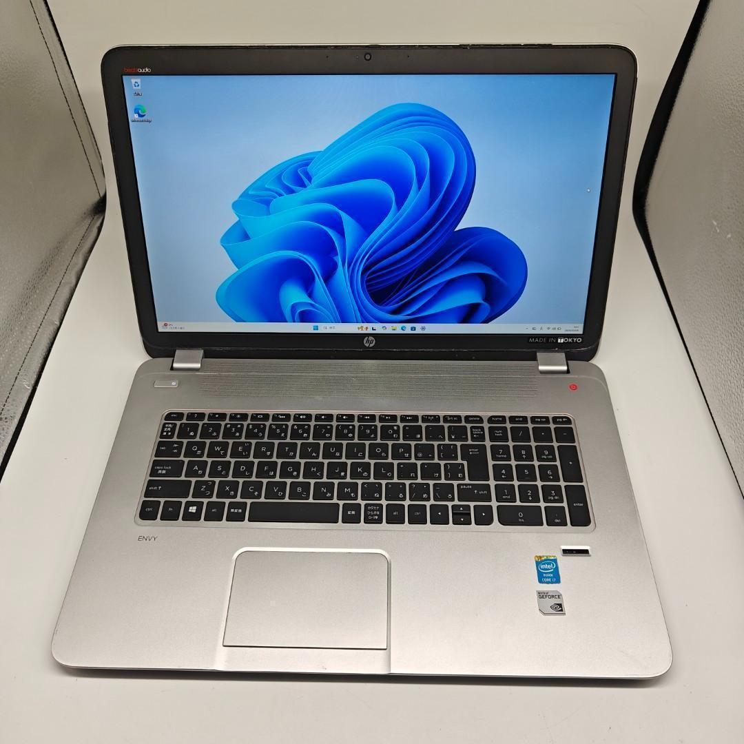 【HP】Envy 爆速i7 SSD500GB 16GB 17.3インチノートPC