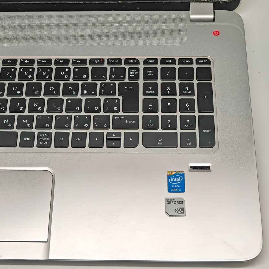 【HP】Envy 爆速i7 SSD500GB 16GB 17.3インチノートPC