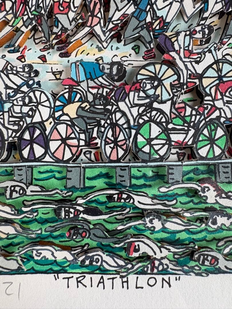 ジェームス・リジィ「TRIATHLON」1990年 直筆サイン入 ED350