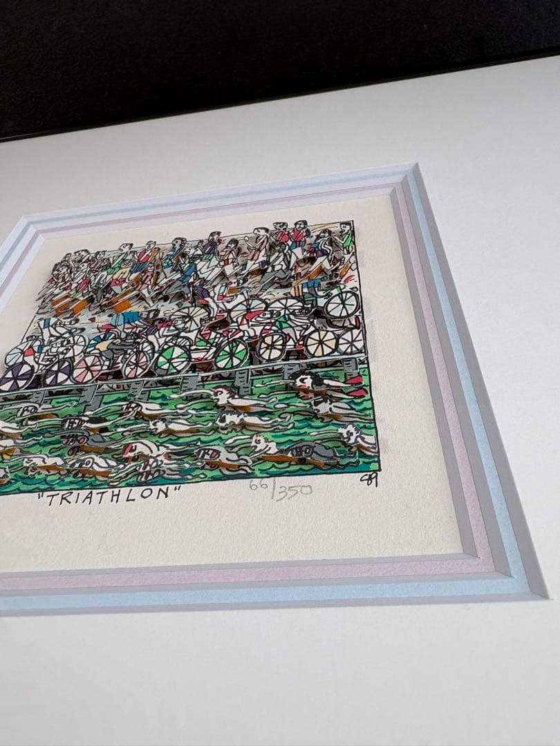 ジェームス・リジィ「TRIATHLON」1990年 直筆サイン入 ED350