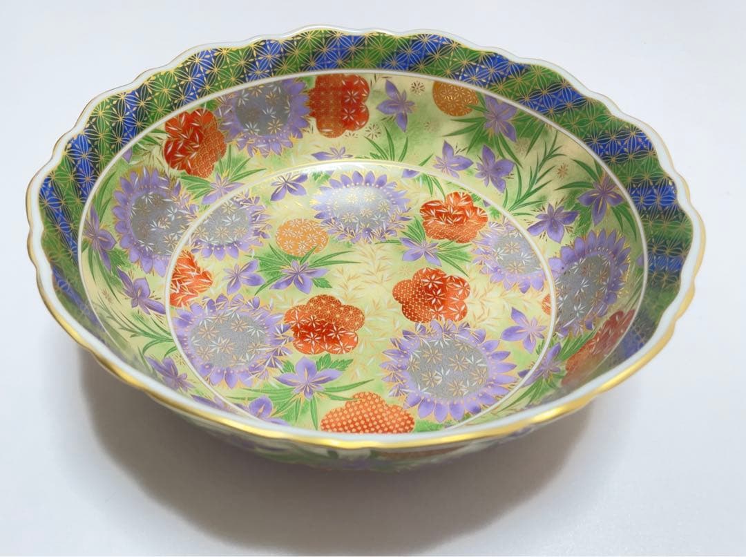 未使用保管品前畑陶器庫山窯光輪大鉢22cm超希少プレミアム逸品生産終了入手困難