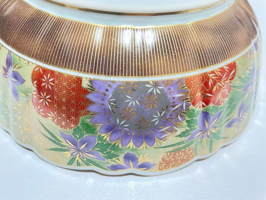 未使用保管品前畑陶器庫山窯光輪大鉢22cm超希少プレミアム逸品生産終了入手困難